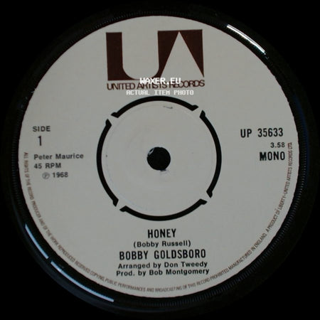 Bobby Goldsboro - Honey / Danny side A