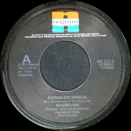 Shoreline - Donna Dei Gracia / You're Only Thirteen side A