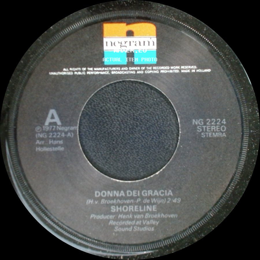 Shoreline - Donna Dei Gracia / You're Only Thirteen side A