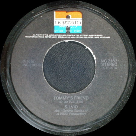Silvio - Tommy's Friend / Poetry In Motion side A