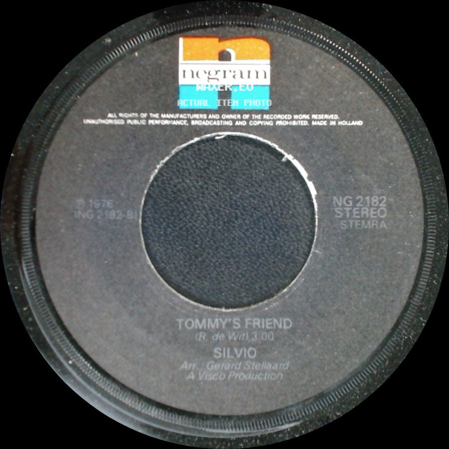 Silvio - Tommy's Friend / Poetry In Motion side A