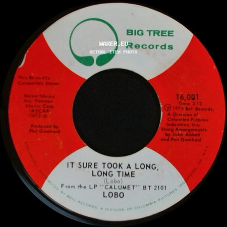 Lobo - It Sure Took A Long, Long Time / Running Deer side A