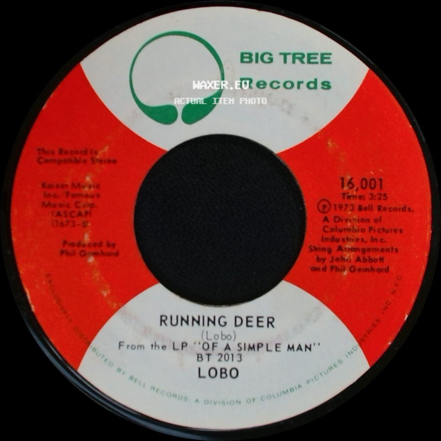 Lobo - It Sure Took A Long, Long Time / Running Deer side B