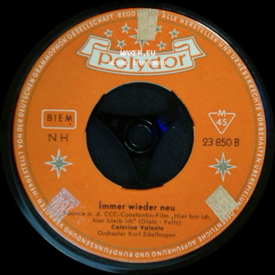 Caterina Valente - Immer Wieder Neu / Mal Sehn, Kapitän side A
