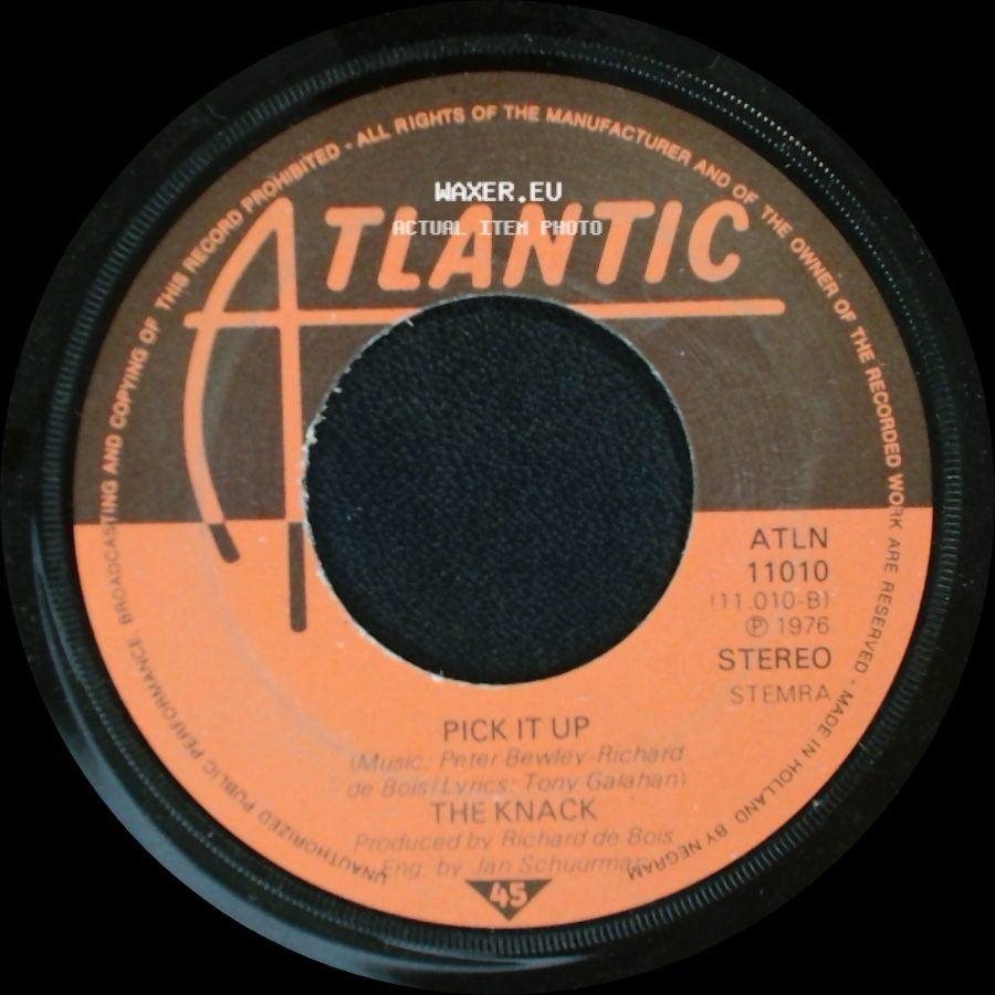 The Knack - Do It / Pick It Up side B