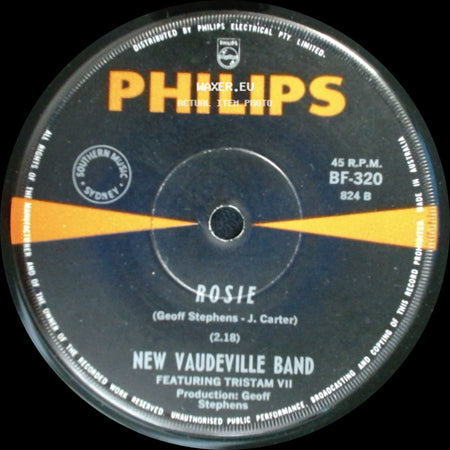 New Vaudeville Band - Rosie / Finchley Central side A