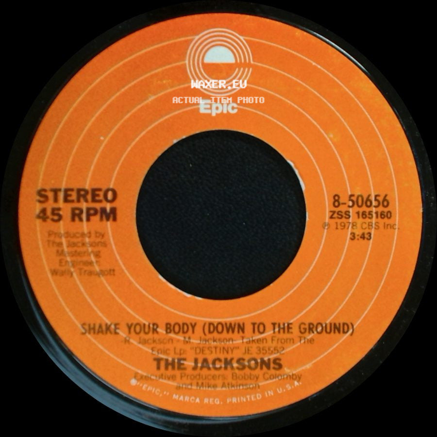 The Jacksons - That's What You Get (For Being Polite) / Shake Your Body (Down To The Ground) side B