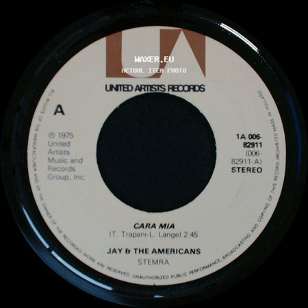 Jay & The Americans - Cara Mia / Gypsy Woman side A