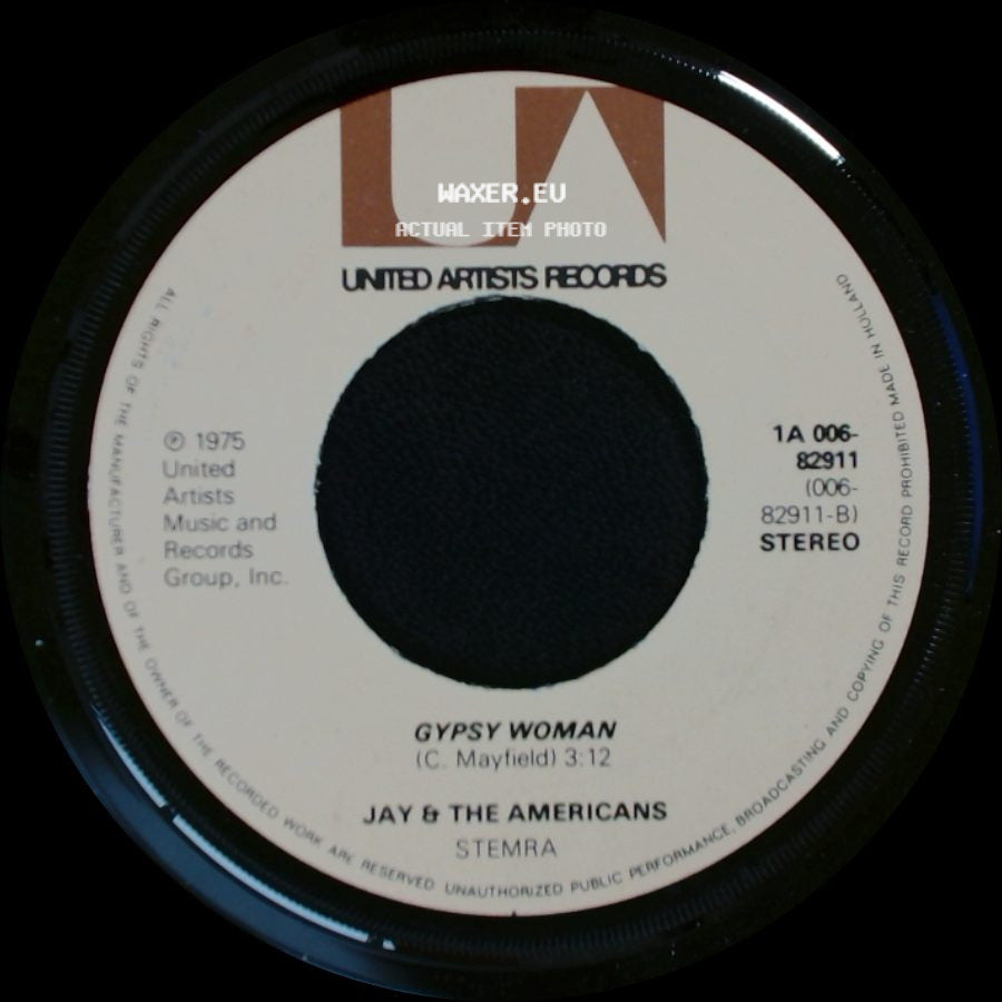 Jay & The Americans - Cara Mia / Gypsy Woman side B
