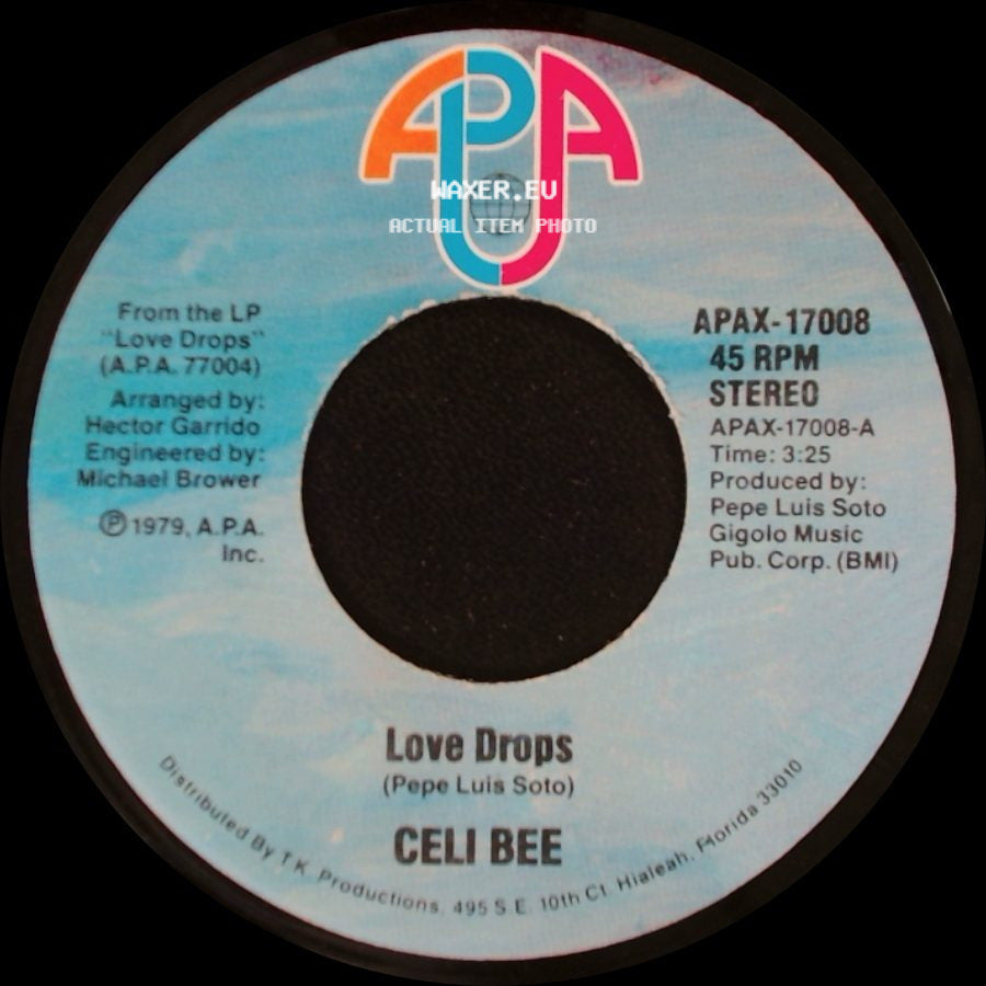 Celi Bee - Love Drops / Can't Let You Go side A