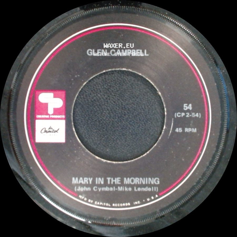 Glen Campbell - Unknown Title A / Mary In The Morning side B