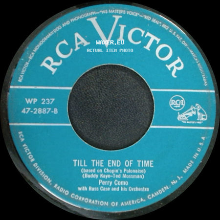 Perry Como - Till The End Of Time / Because side A
