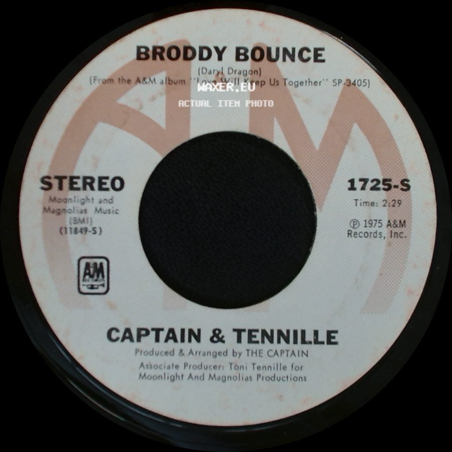 Captain & Tennille - Broddy Bounce / The Way I Want To Touch You side A