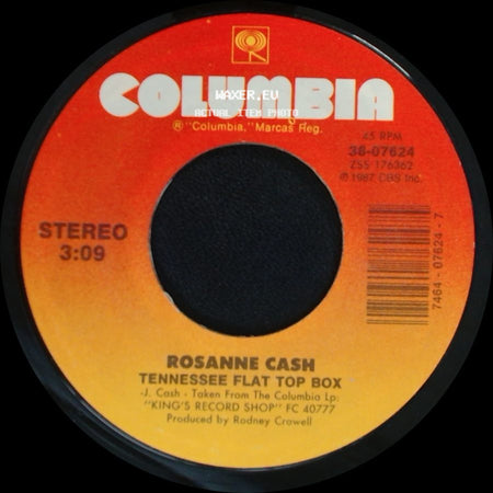 Rosanne Cash - Tennessee Flat Top Box / Why Don't You Quit Leaving Me Alone side A