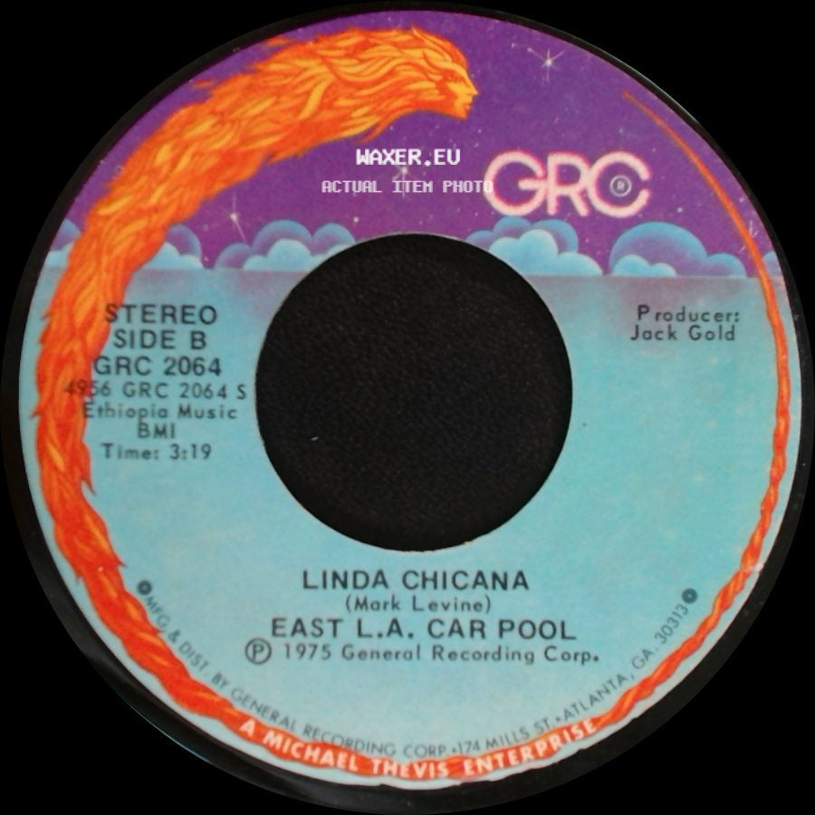 East L.A. Car Pool / Linda Chicana - Like They Say In L.A. / East L.A. Car Pool side B