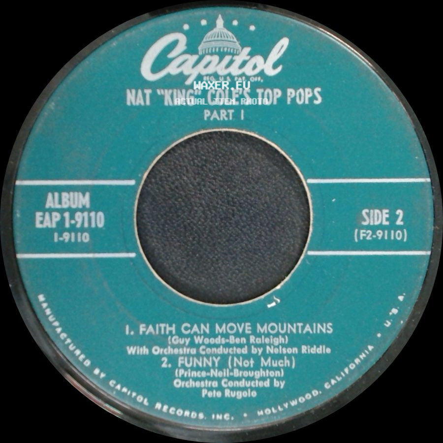Nat "King" Cole - Nat "King" Cole's Top Pops Part I / Nat "King" Cole's Top Pops Part I side B