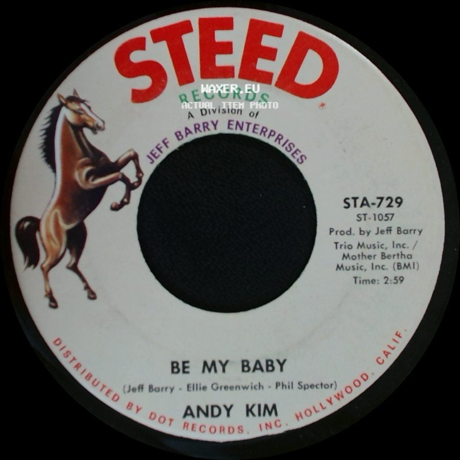 Andy Kim - Love That Little Woman / Be My Baby side B