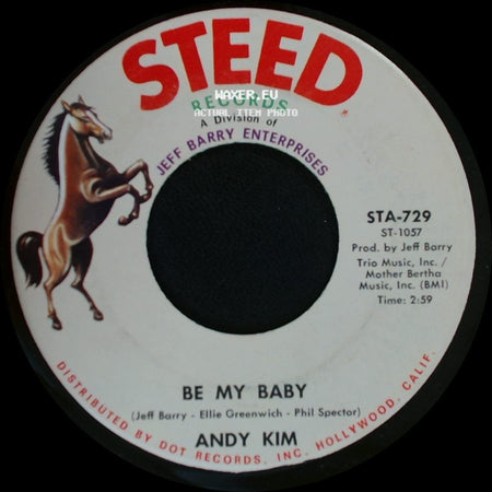 Andy Kim - Love That Little Woman / Be My Baby side B
