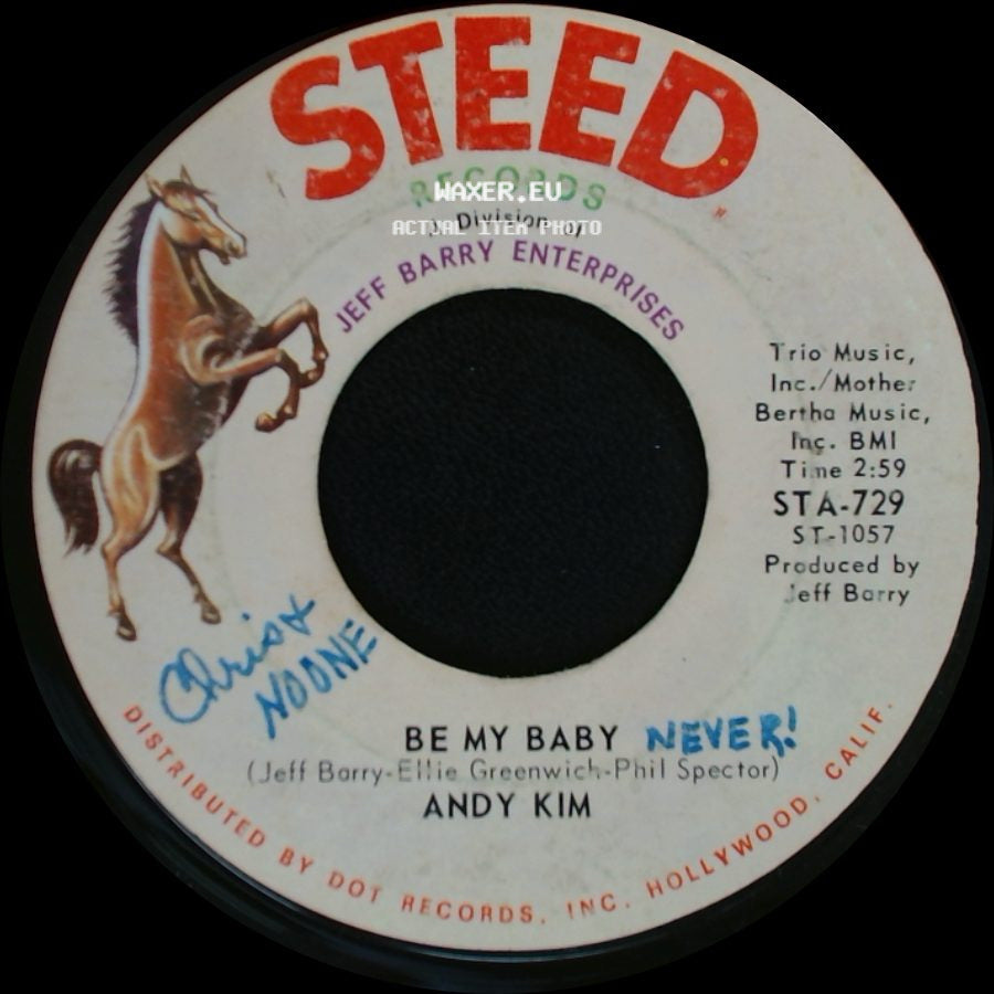 Andy Kim - Love That Little Woman / Be My Baby side B