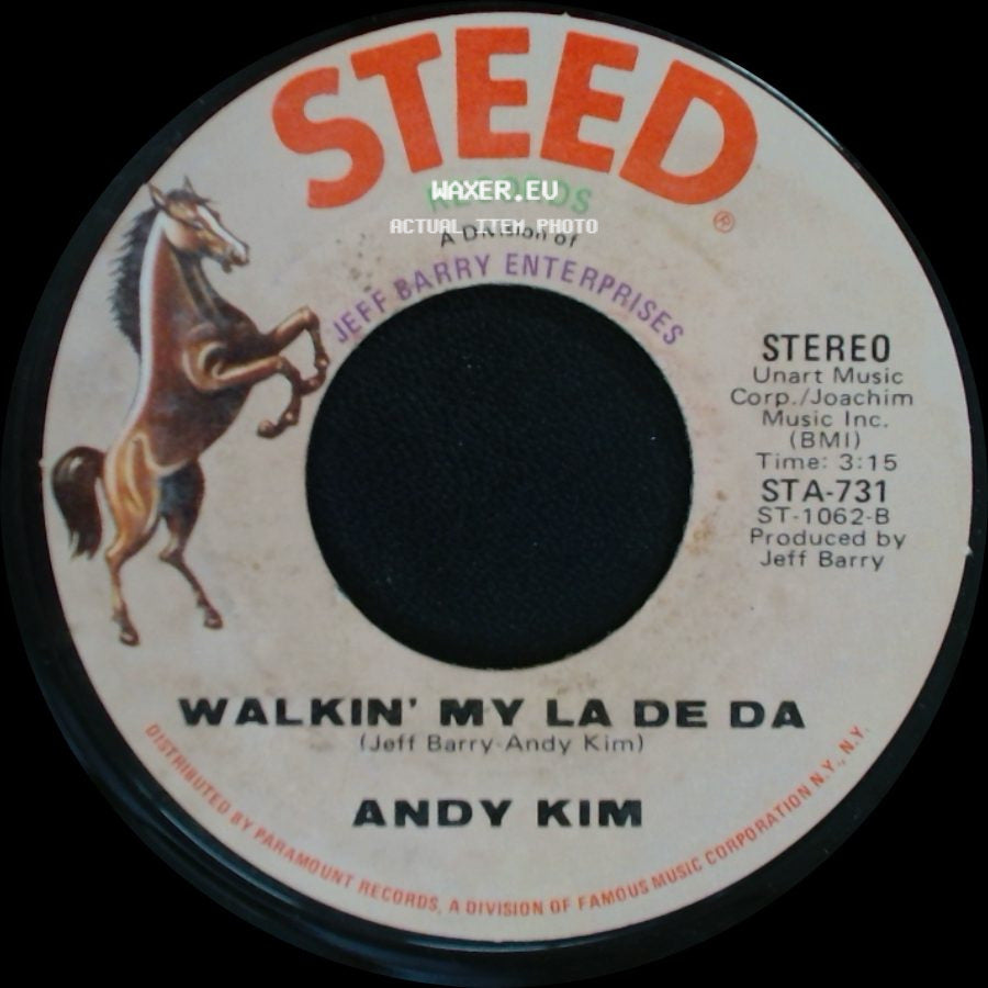 Andy Kim - Walkin' My La De Da / I Wish I Were side A