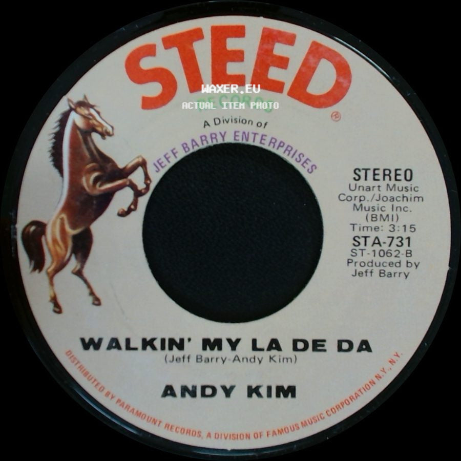 Andy Kim - Walkin' My La De Da / I Wish I Were side A