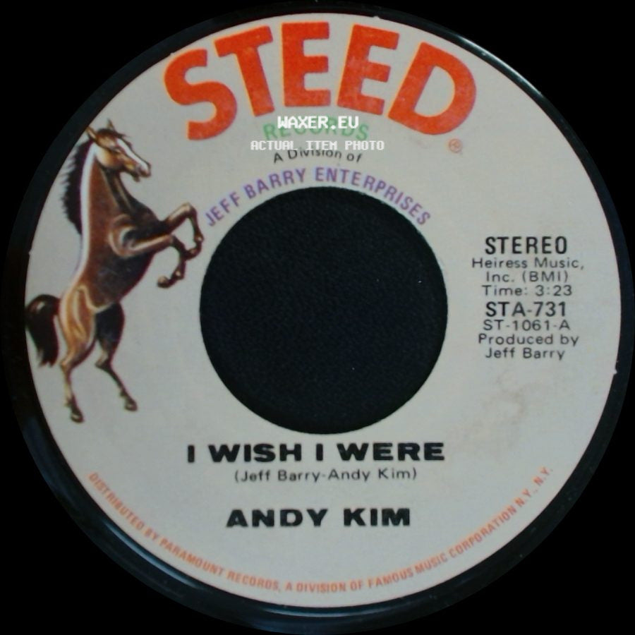 Andy Kim - Walkin' My La De Da / I Wish I Were side B