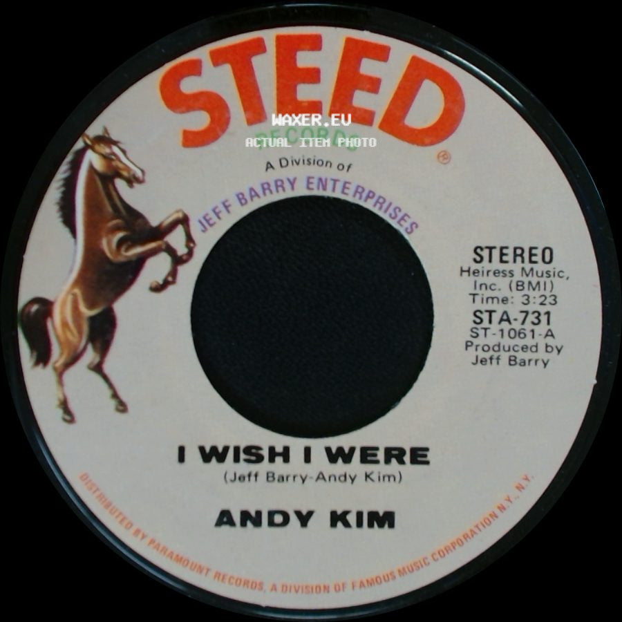 Andy Kim - I Wish I Were / Walkin' My La De Da side A