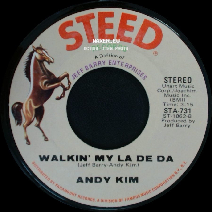 Andy Kim - I Wish I Were / Walkin' My La De Da side B
