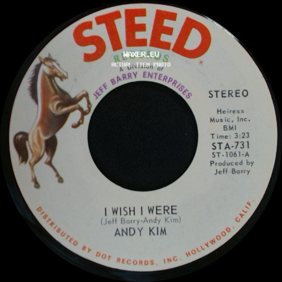 Andy Kim - I Wish I Were / Walkin' My La De Da side A