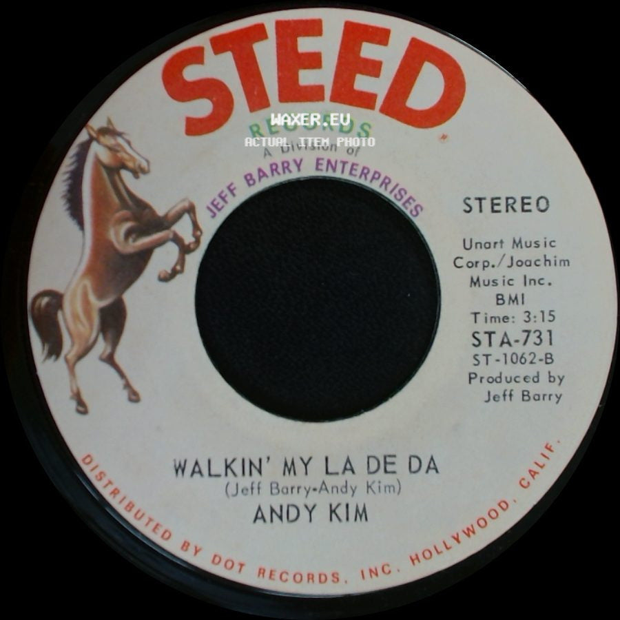 Andy Kim - I Wish I Were / Walkin' My La De Da side B