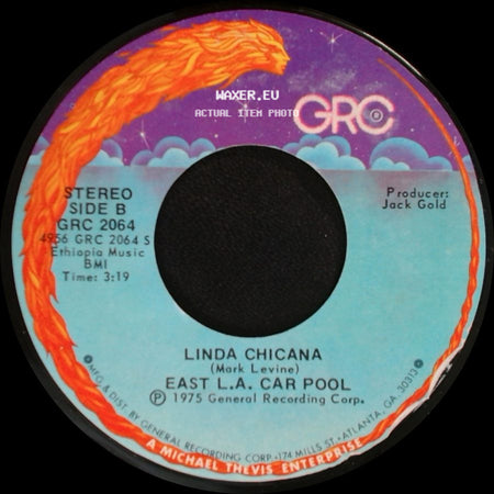 East L.A. Car Pool - Like They Say In L.A. / Linda Chicana side B