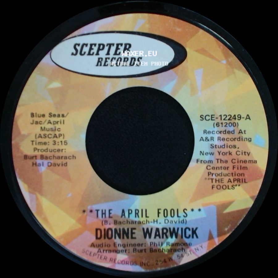 Dionne Warwick - The April Fools / Slaves side A