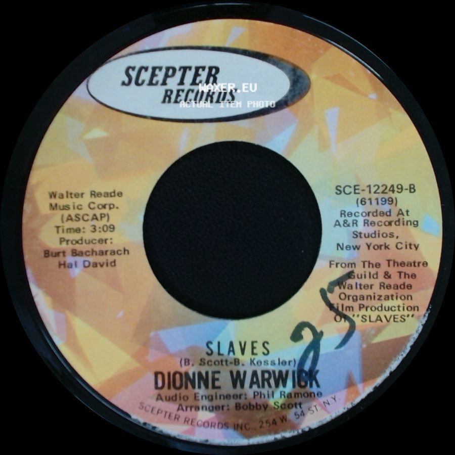 Dionne Warwick - The April Fools / Slaves side B