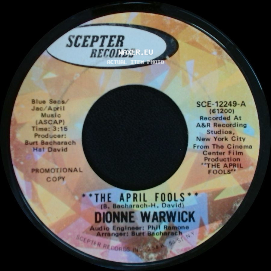 Dionne Warwick - Slaves / The April Fools side B