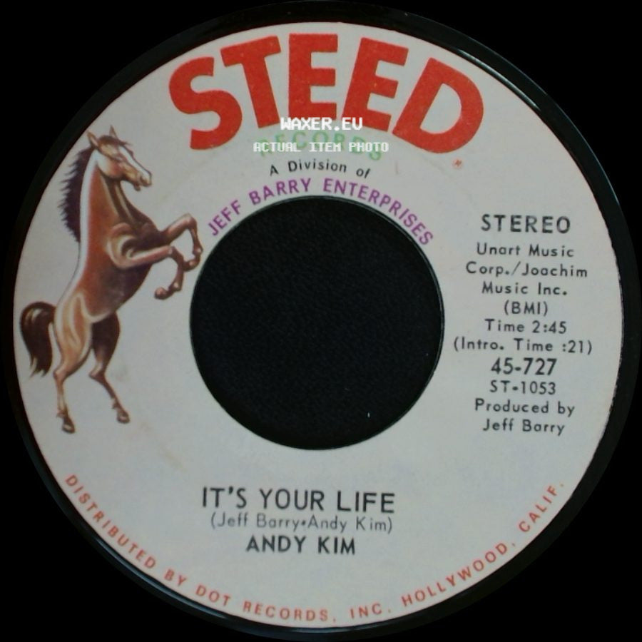 Andy Kim - It's Your Life / To Be Continued side A