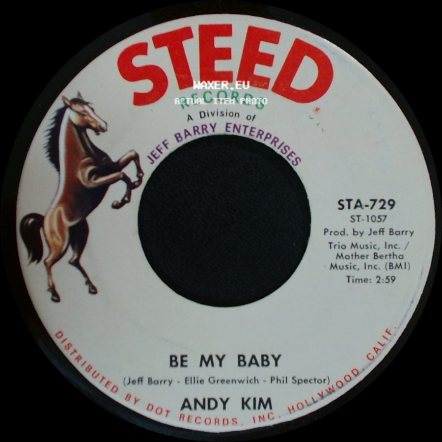 Andy Kim - Love That Little Woman / Be My Baby side B