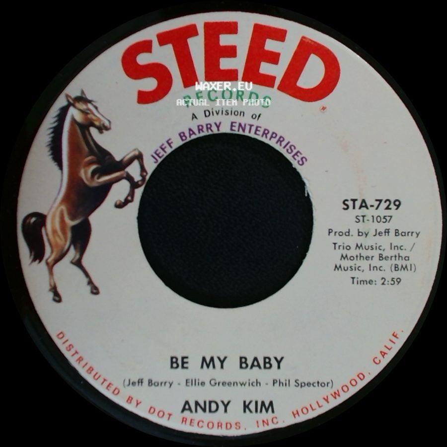Andy Kim - Love That Little Woman / Be My Baby side B
