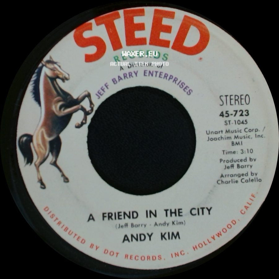 Andy Kim - You / A Friend In The City side B