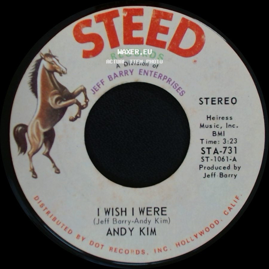 Andy Kim - I Wish I Were / Walkin' My La De Da side A