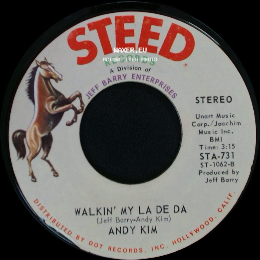 Andy Kim - I Wish I Were / Walkin' My La De Da side B