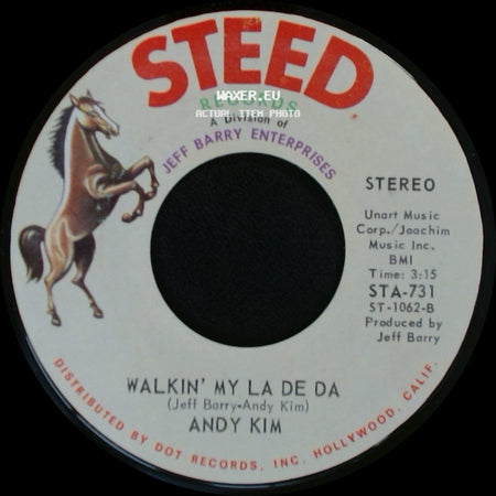 Andy Kim - Walkin' My La De Da / I Wish I Were side A