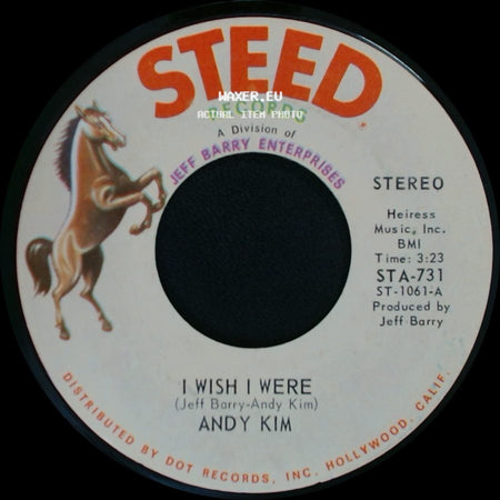 Andy Kim - I Wish I Were / Walkin' My La De Da side A
