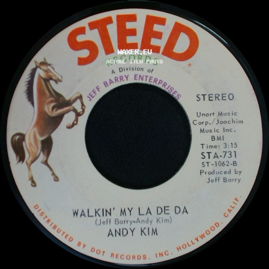 Andy Kim - I Wish I Were / Walkin' My La De Da side B