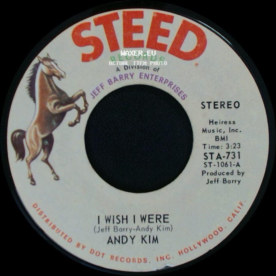 Andy Kim - I Wish I Were / Walkin' My La De Da side A