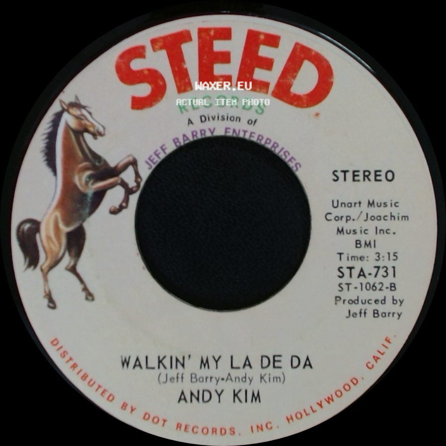 Andy Kim - I Wish I Were / Walkin' My La De Da side B