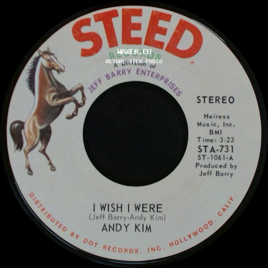 Andy Kim - I Wish I Were / Walkin' My La De Da side A