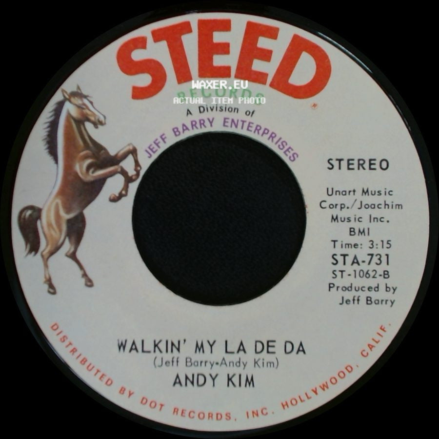 Andy Kim - I Wish I Were / Walkin' My La De Da side B
