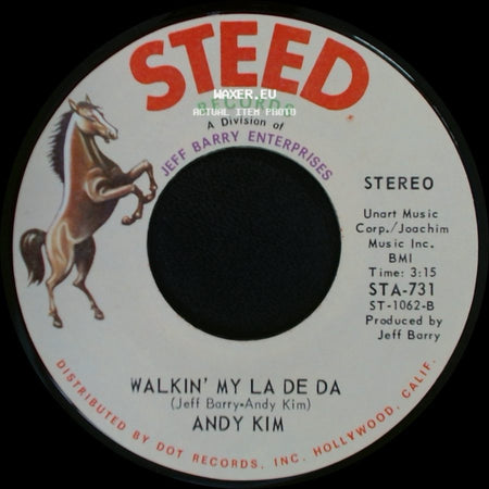 Andy Kim - I Wish I Were / Walkin' My La De Da side B