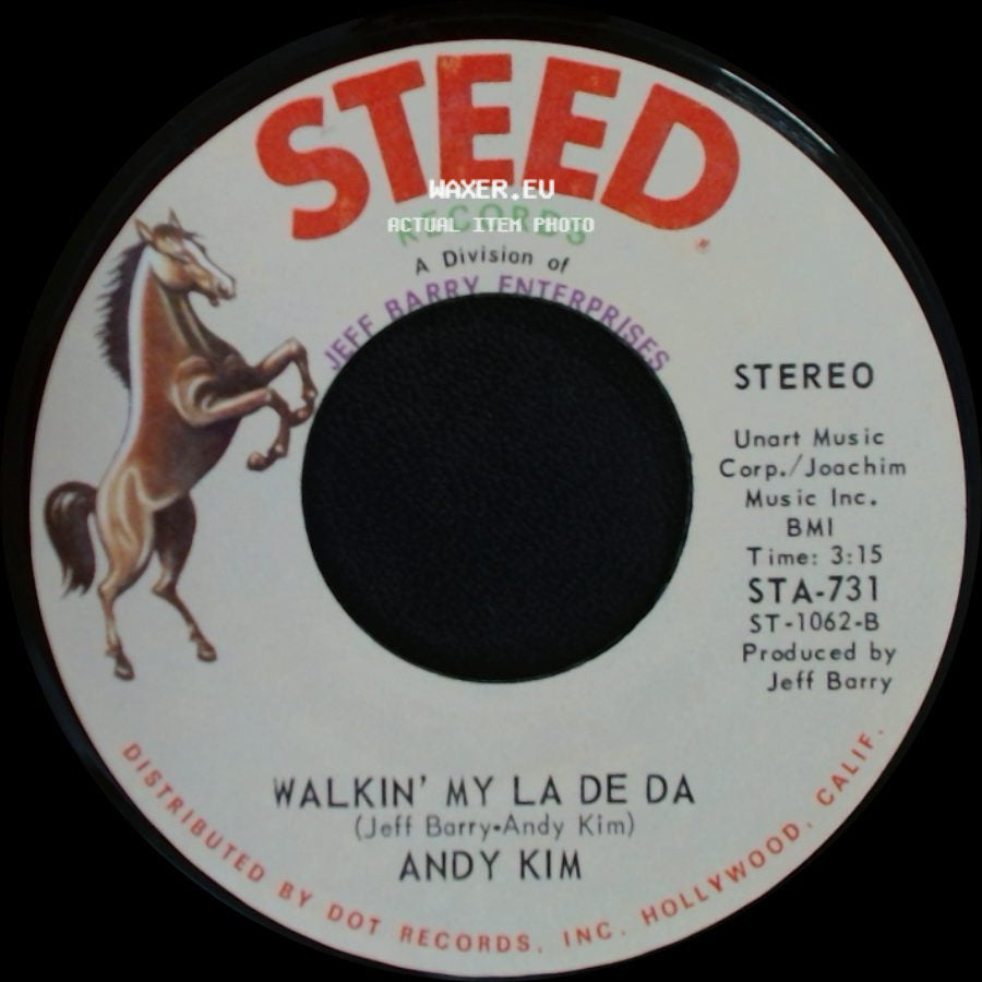 Andy Kim - Walkin' My La De Da / I Wish I Were side A