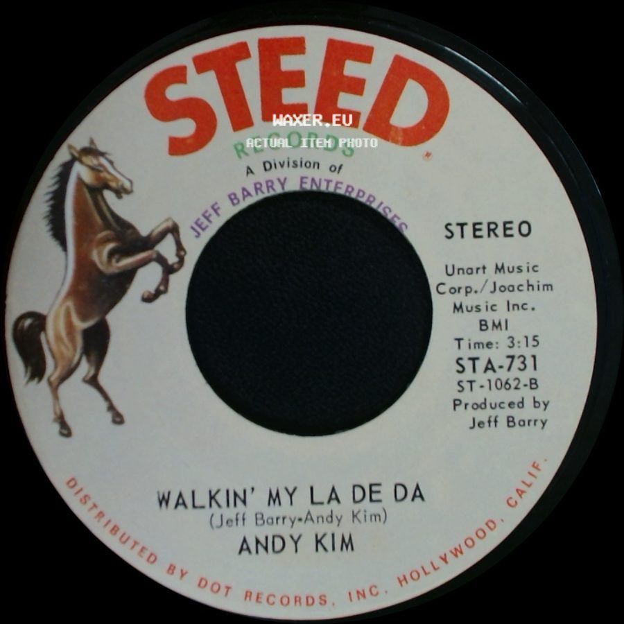 Andy Kim - Walkin' My La De Da / I Wish I Were side A